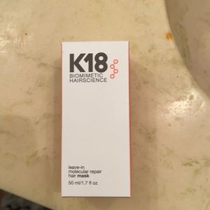 Brand new unopened k18 peptide hair repair leave in molecular repair mask 50ml